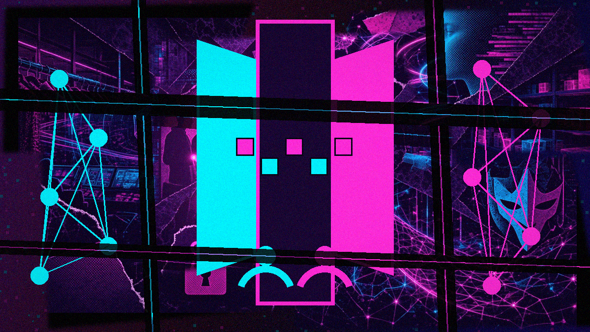 Open gates, crossing cubes and handshake silhouettes on a network